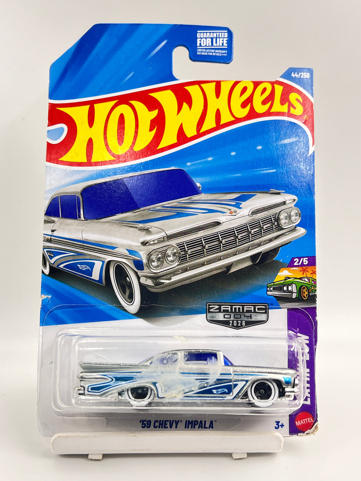 SOFT CORNERS - ZAMAC - IMPORTED - HOT WHEELS -  59 CHEVY IMPALA - 3C