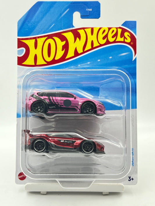HOT WHEELS - TWIN PACK - SUBARU WRX STI / TOYOTA GR SUPRA