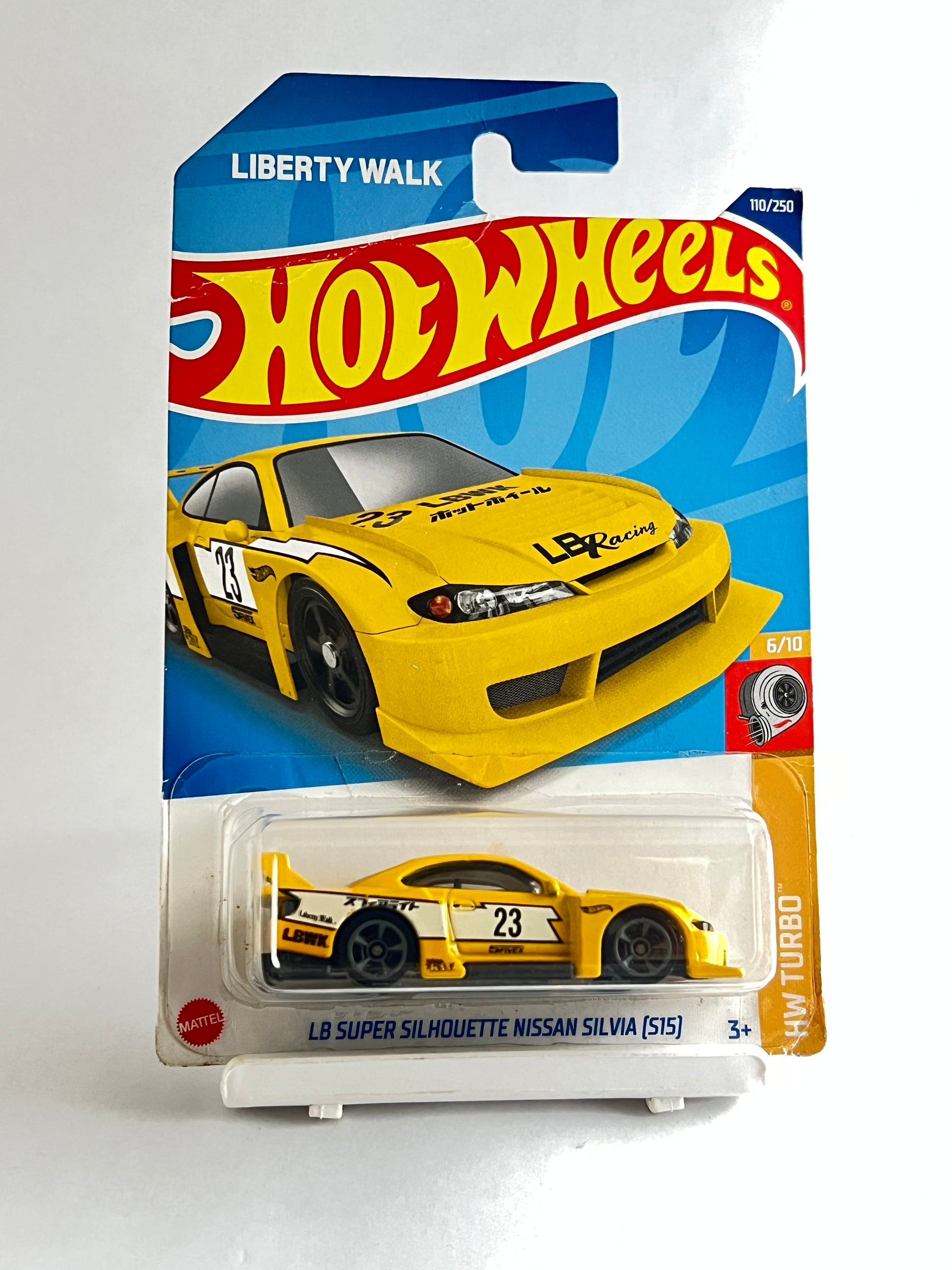 LB SUPER SILHOUETTE NISSAN SILVIA (S15) - YELLOW - 3D - Its Fun- Hot wheels - matchbox - diecast