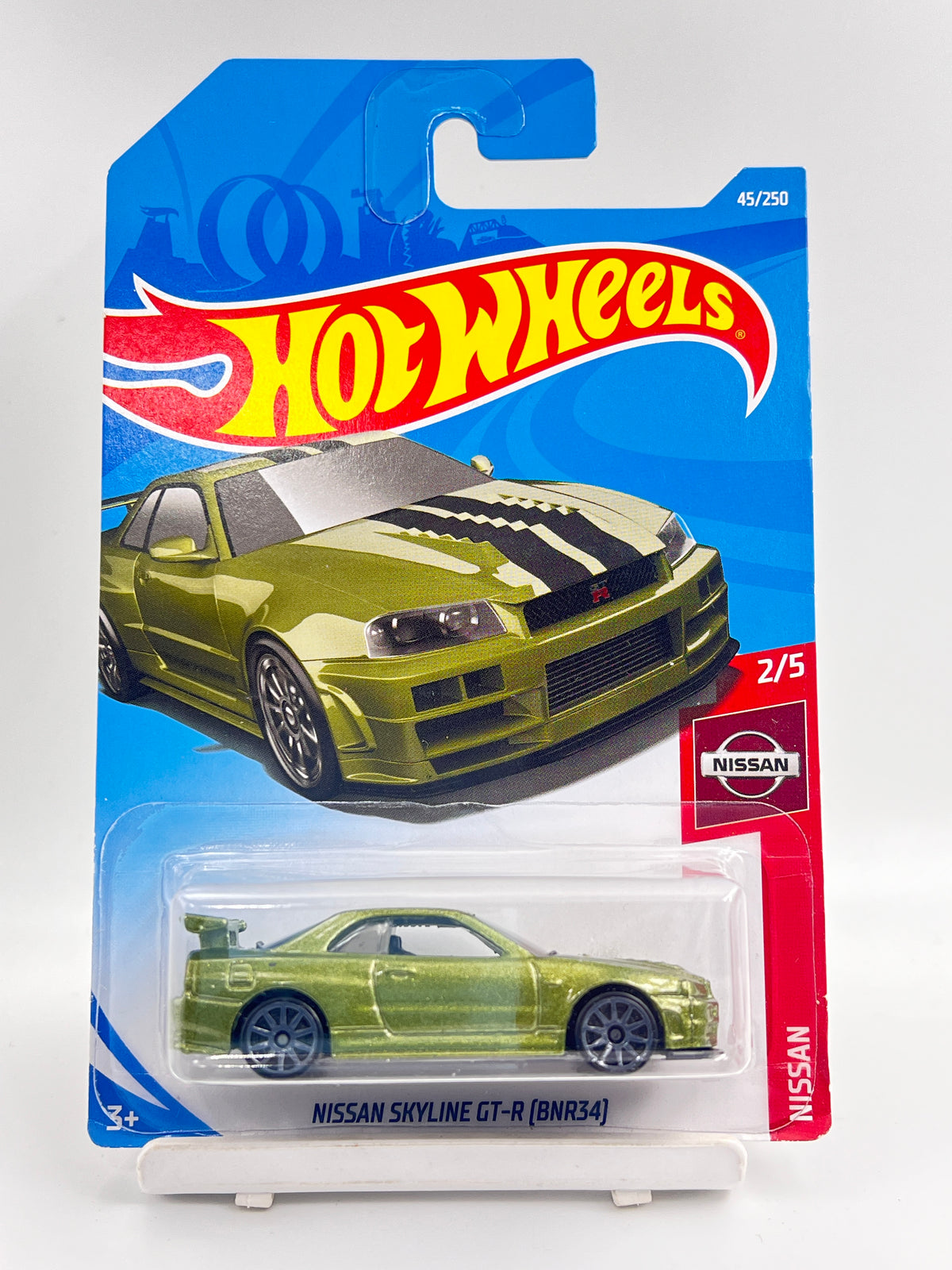 RARE - IMPORTED - HOT WHEELS -  NISSAN SKYLINE GT-R (BNR34) - GREEN - B8