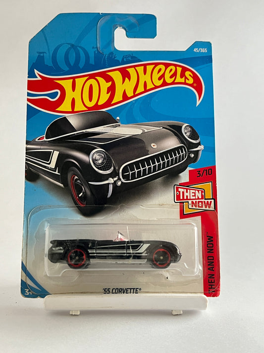 55 CORVETTE - MIND CRACK IN BLISTER - 1B - Its Fun- Hot wheels - matchbox - diecast