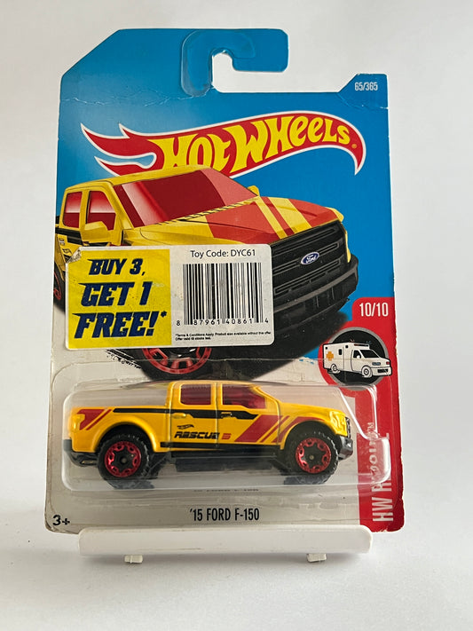 15 FORD F-150 (YELLOW) - 1B - Its Fun- Hot wheels - matchbox - diecast
