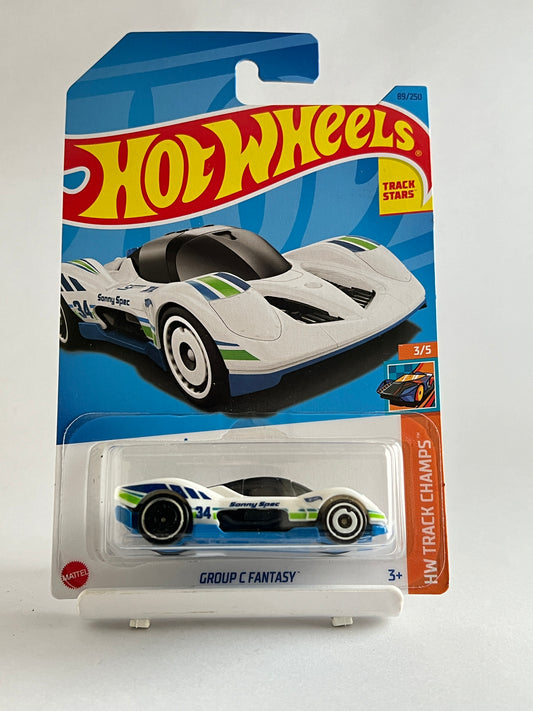GROUP C FANTASY - WHITE - 1D - Its Fun- Hot wheels - matchbox - diecast