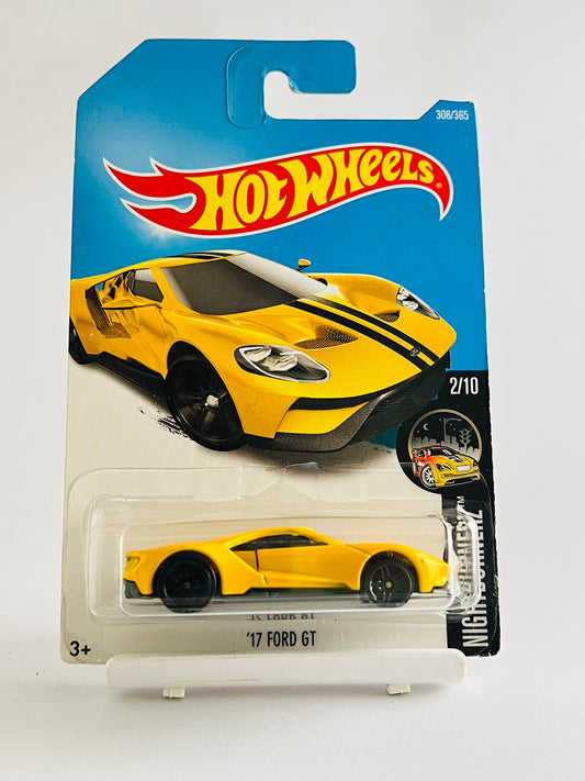 17 FORD GT - YELLOW - 3A - Its Fun- Hot wheels - matchbox - diecast