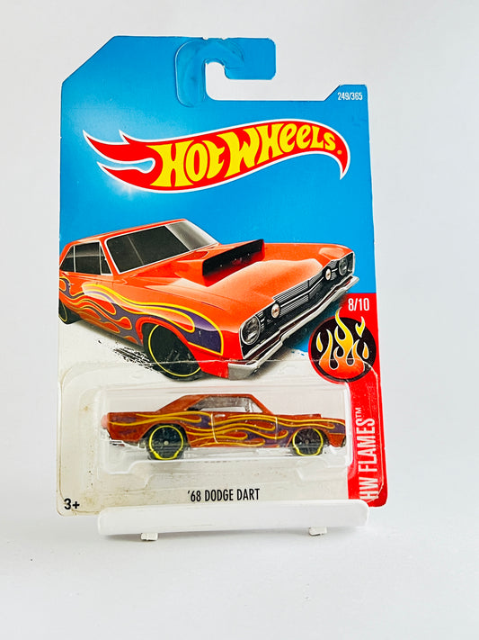 68 DODGE DART - ORANGE - 2B - Its Fun- Hot wheels - matchbox - diecast