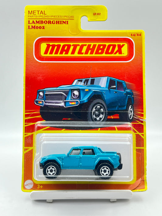 CREASED CARD - MATCHBOX - LAMBORGHINI LM002 - ZX3