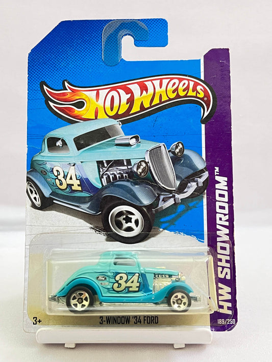 BLISTER DAMAGED - HOT WHEELS - 3 WINDOW 34 FORD - 7B - Its Fun