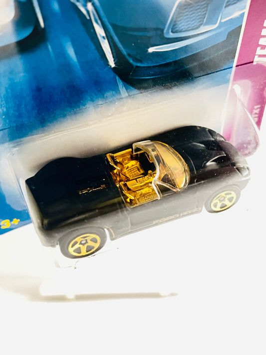 FORD GTX1 - MATTE BLACK WITH GOLDEN INTERIORS - 2B - Its Fun- Hot wheels - matchbox - diecast