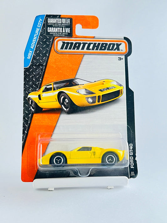 FORD GT40 - YELLOW - Its Fun- Hot wheels - matchbox - diecast