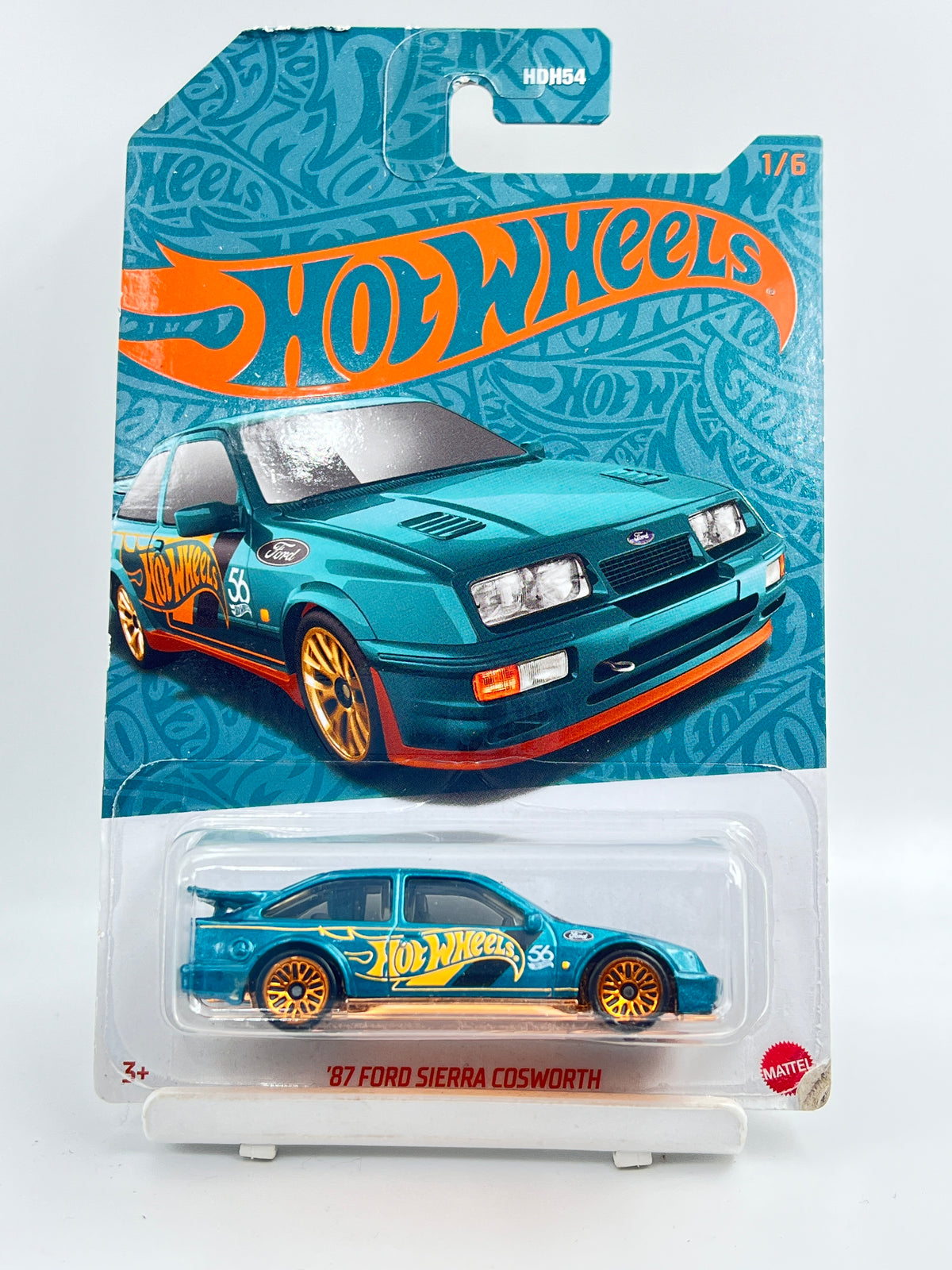 SOFT EDGES - IMPORTED - HOT WHEELS -  87 FORD SIERRA COSWORTH - 1C
