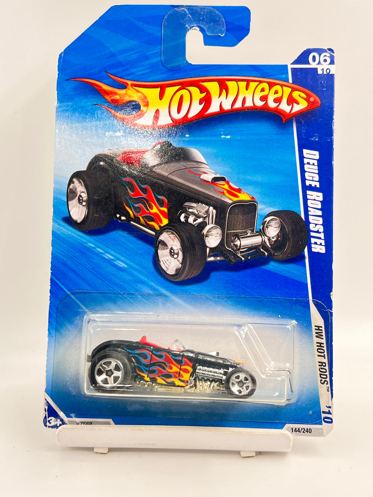 HEAVY BLISTER DAMAGE - HOT WHEELS - DEUCE ROADSTER - FULL METAL - 1B
