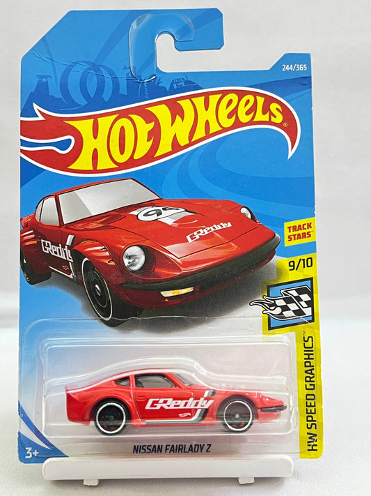 CREASED - HOT WHEELS - NISSAN FAIRLADY Z - 1B - Its Fun