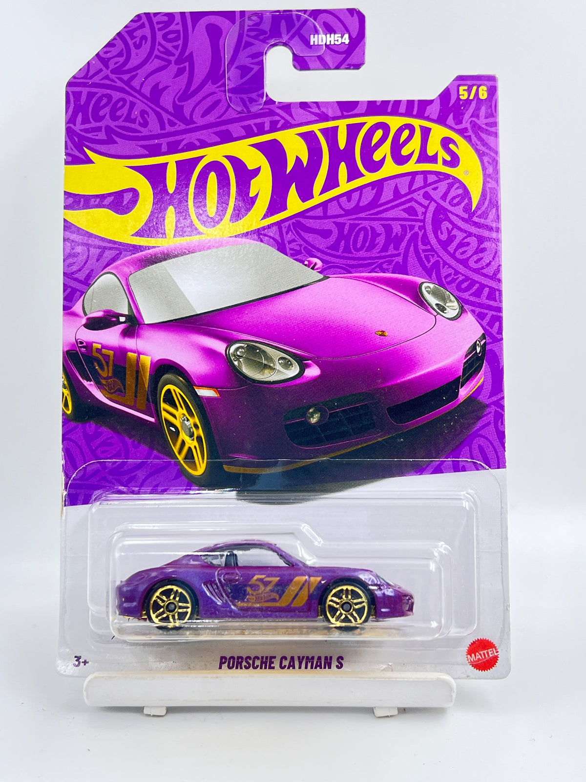 MILD CARD DAMAGE - HOT WHEELS - PORSCHE CAYMAN S - 1B