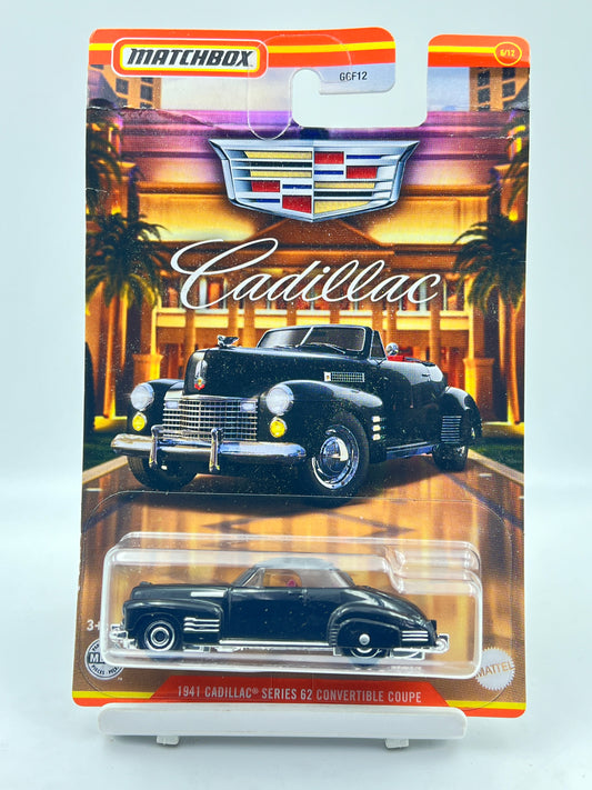 CREASED - MATCHBOX - 1941 CADILLAC SERIES 62 CONVERTIBLE COUPE - 4E