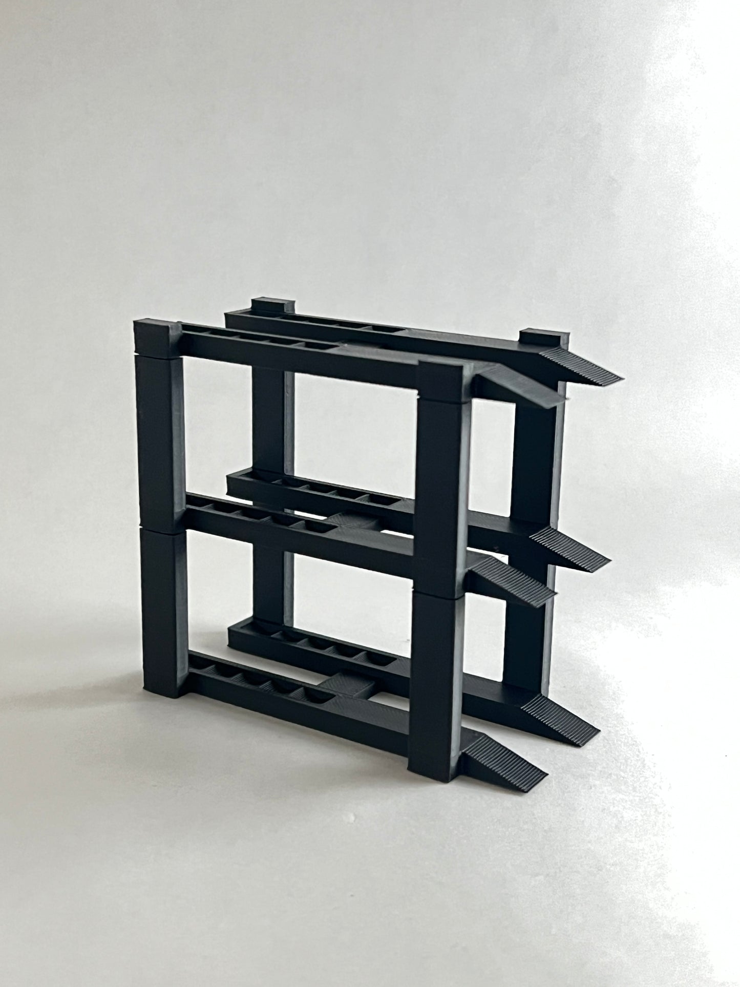 TRIPLE DECKER STAND - BLACK