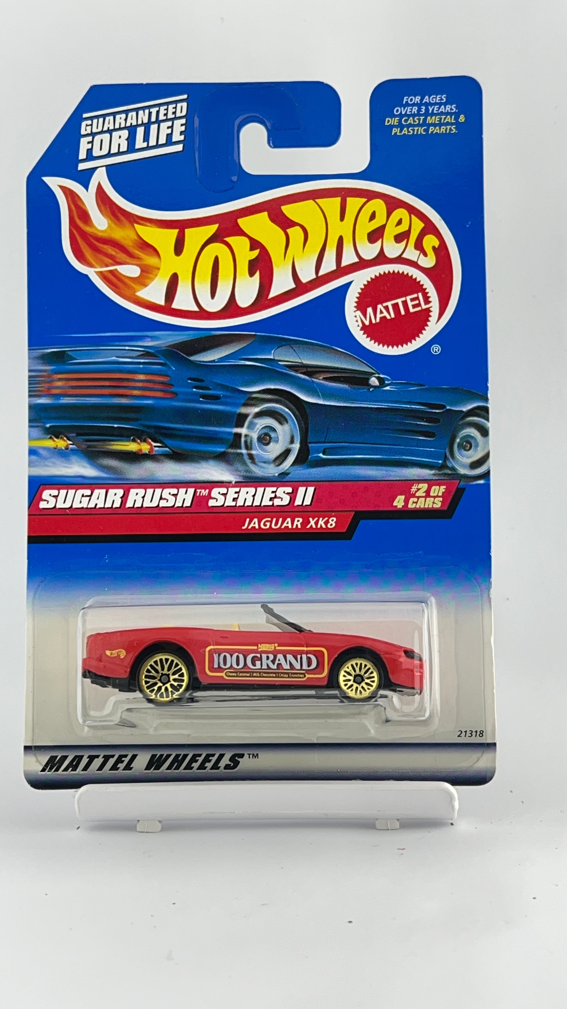 JAGUAR XK8-RED (SUGAR RUSH) - Its Fun- Hot wheels - matchbox - diecast