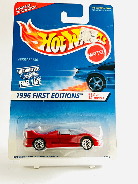 FERRARI F50 - RED (CARD AS IN PICTURE) - Its Fun- Hot wheels - matchbox - diecast