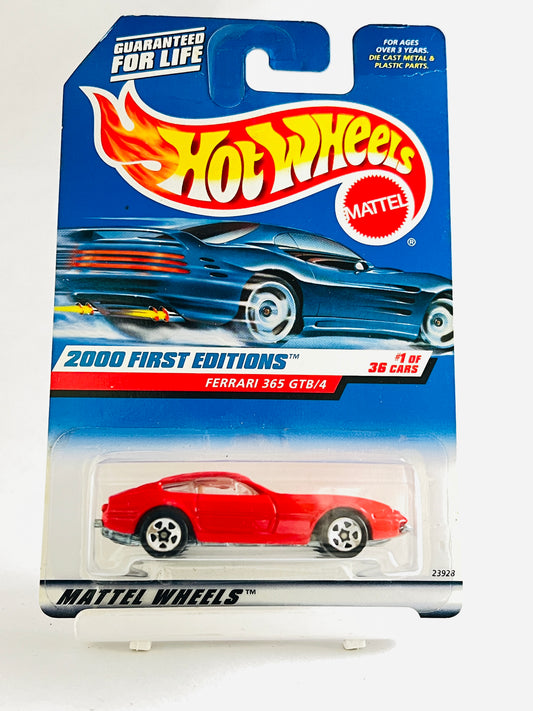 FERRARI 365 GTB/4 - RED - Its Fun- Hot wheels - matchbox - diecast