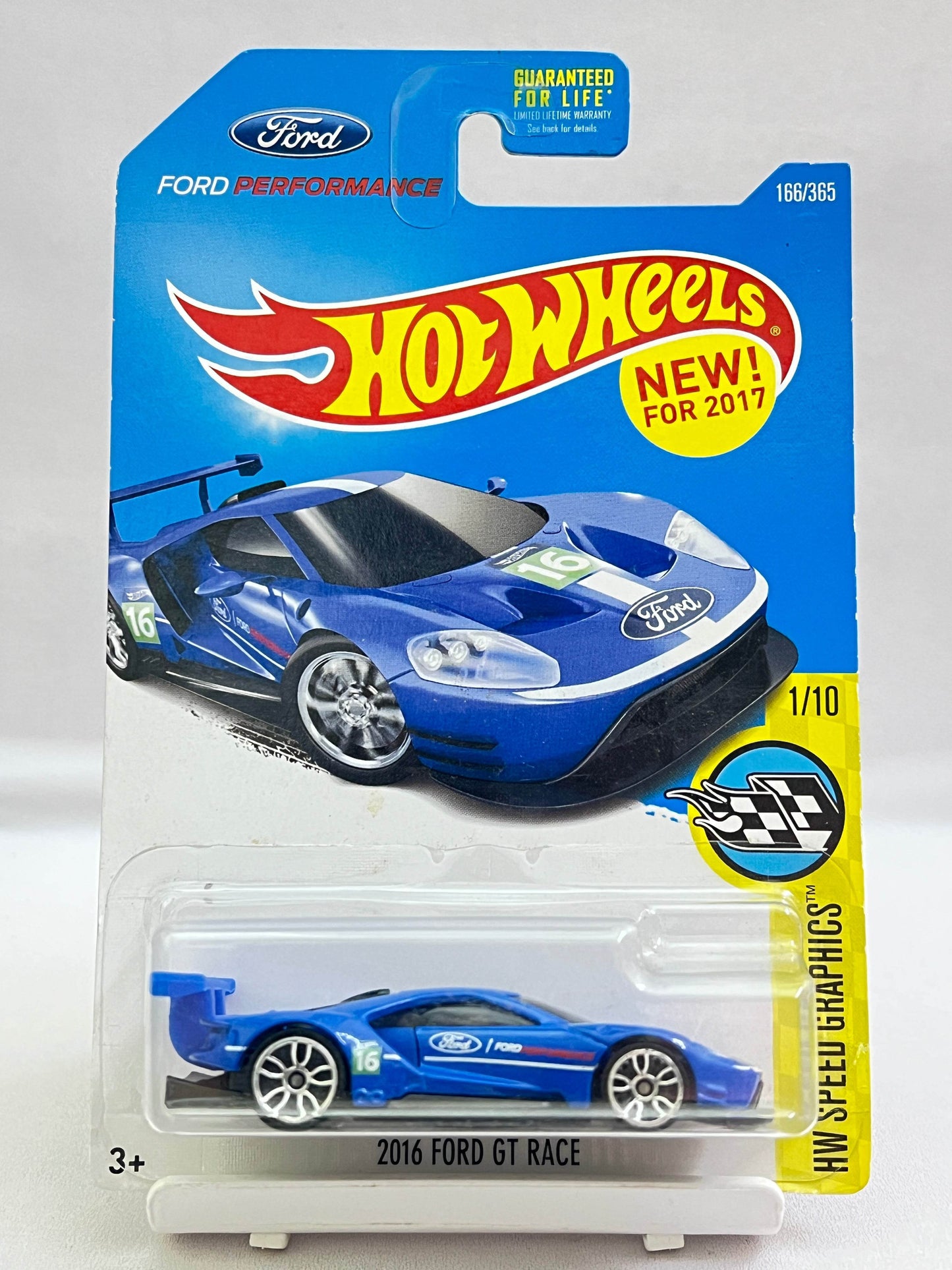 HOT WHEELS - 2016 FORD GT RACE - BLUE - 3B - Its Fun