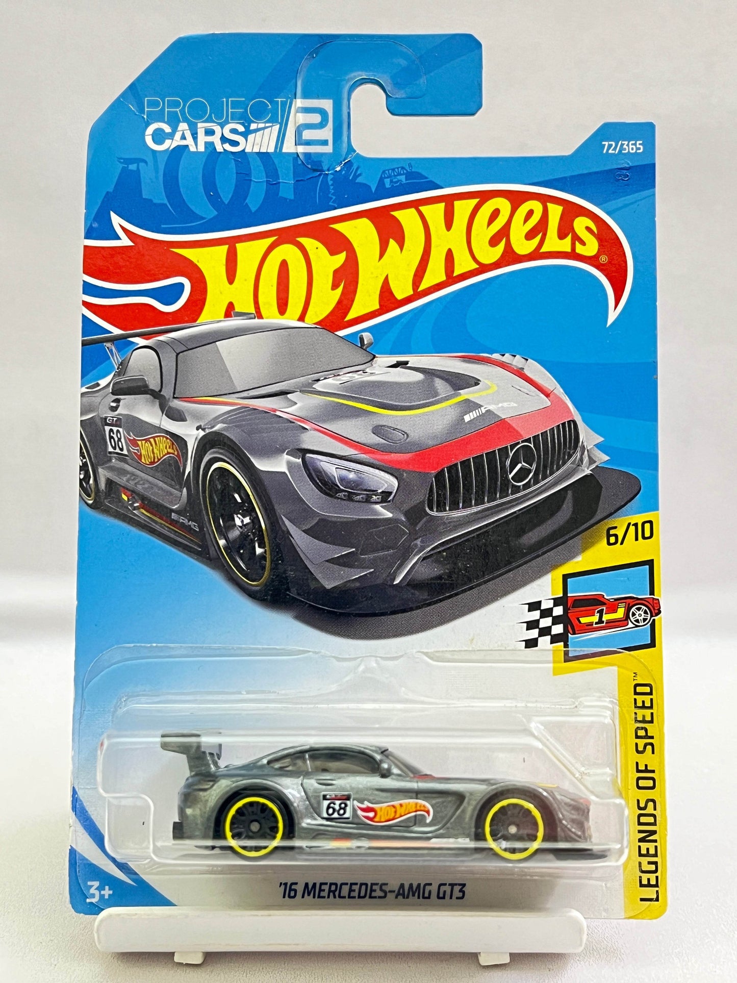 MILD CREASE - HOT WHEELS - 16 MERCEDES AMG GT3 - 3A - Its Fun