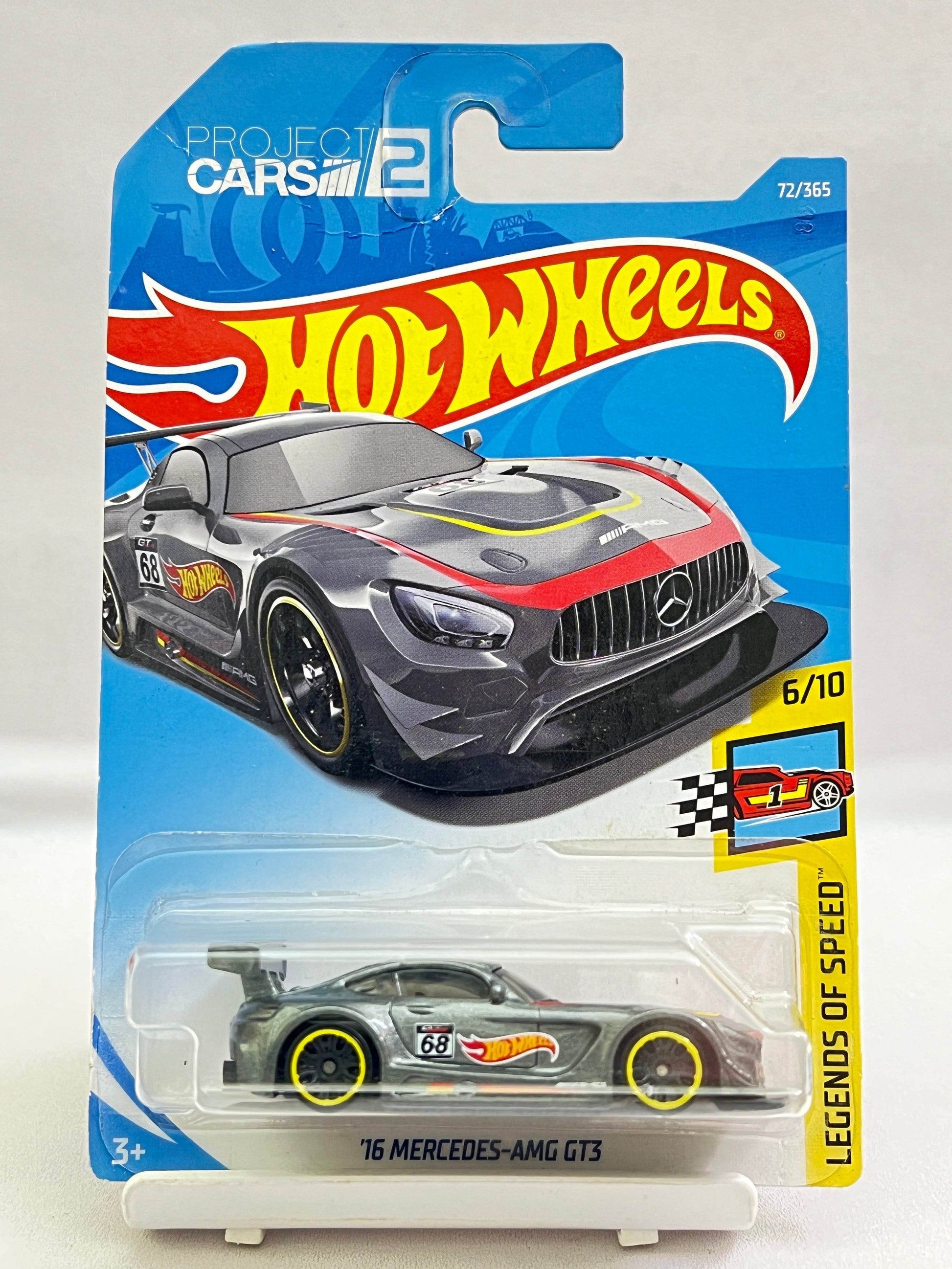 MILD CREASE - HOT WHEELS - 16 MERCEDES AMG GT3 - 3A - Its Fun