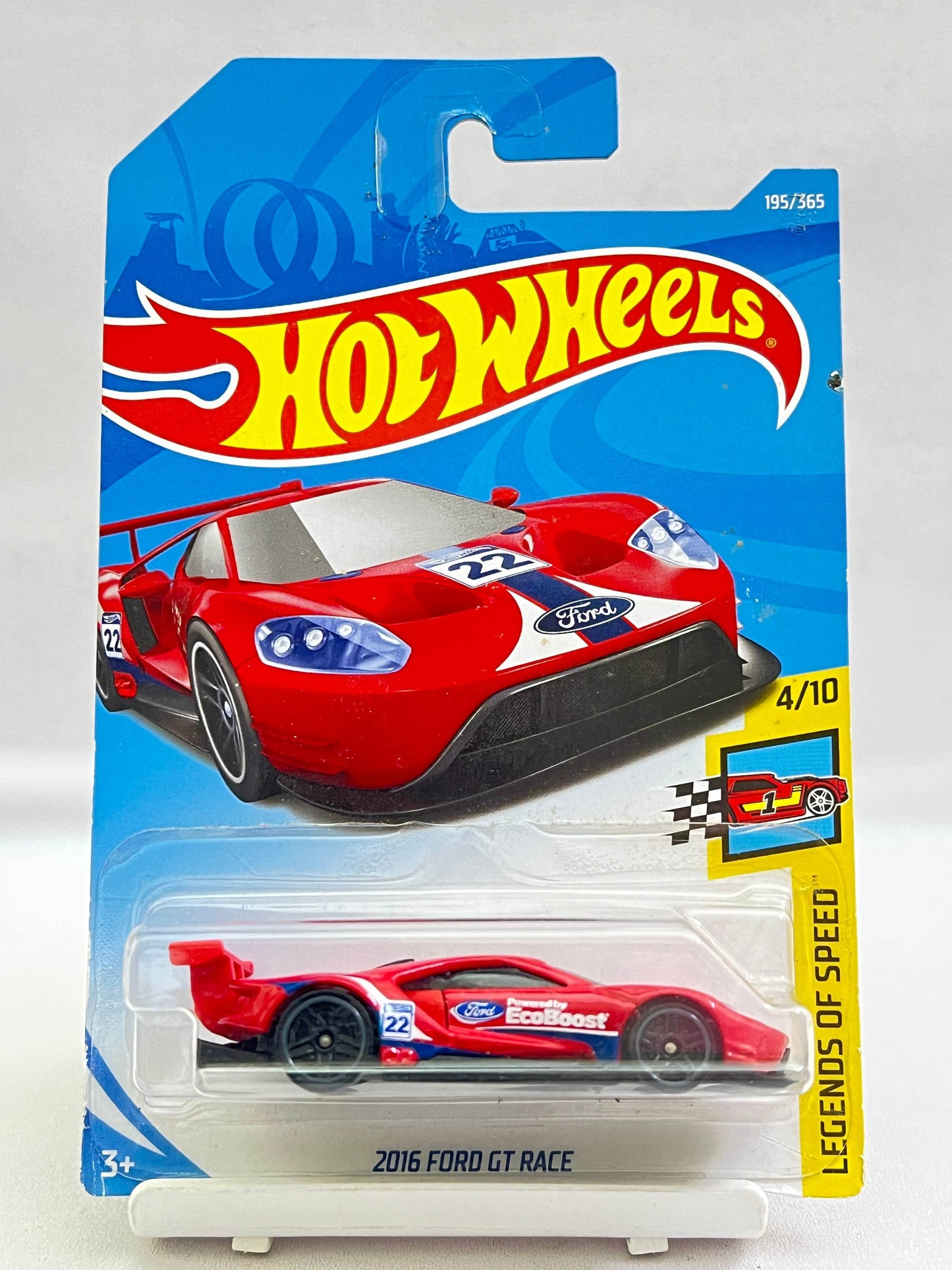HOT WHEELS - 2016 FORD GT RACE - RED - 3C - Its Fun