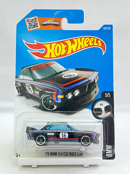 HOT WHEELS - 73 BMW 3.0 CSL RACE CAR - BLACK - 7A - Its Fun