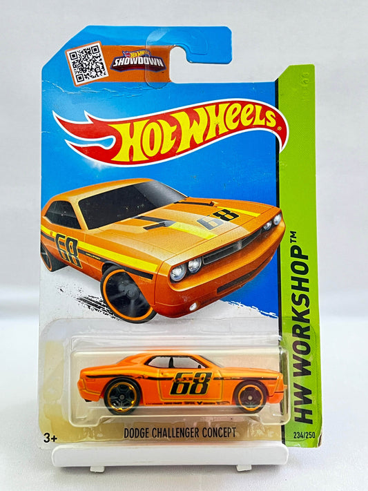 HOT WHEELS - CREASED CARD - DODGE CHALLENGER CONCEPT - 6E - Its Fun