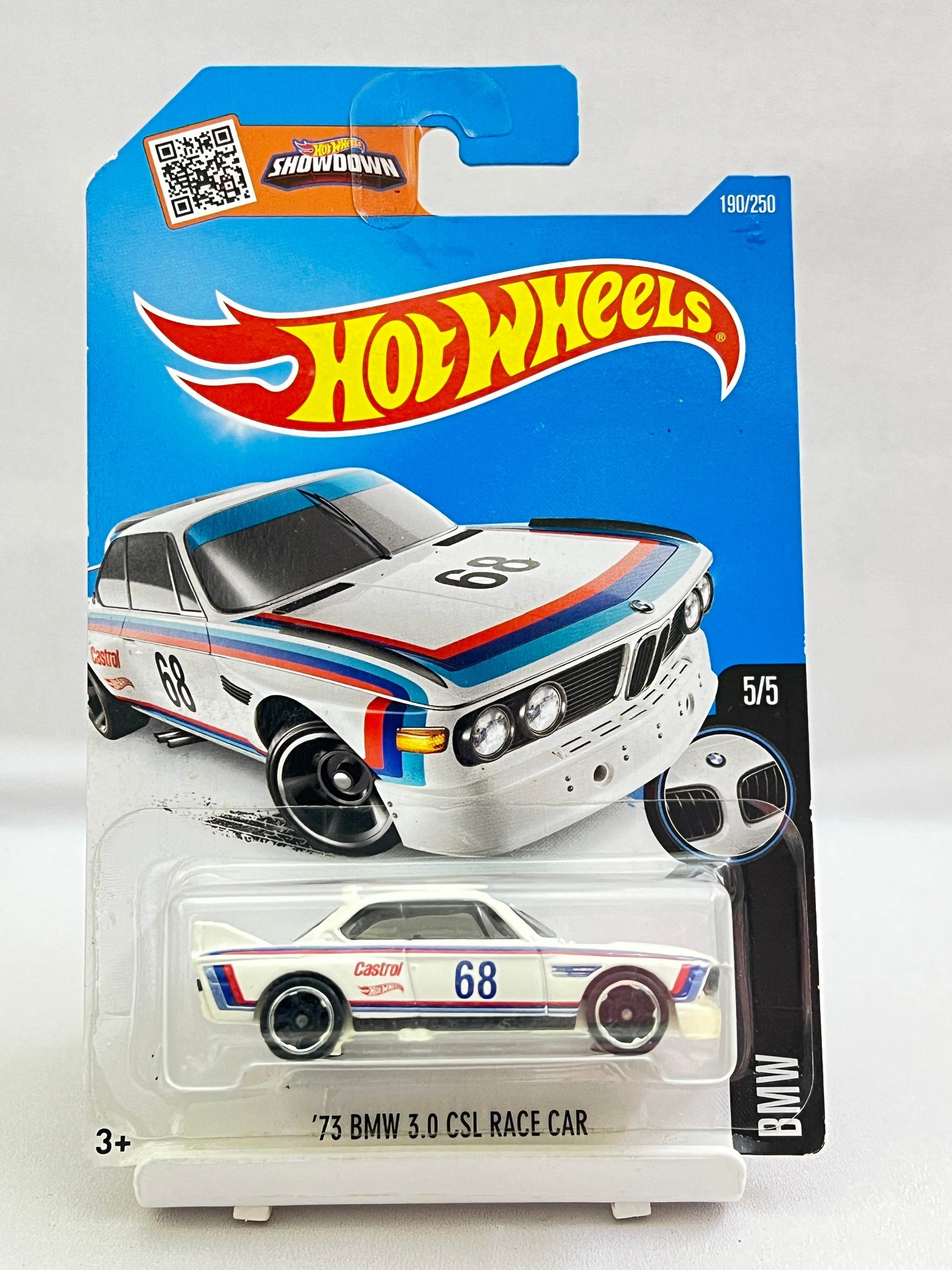 HOT WHEELS - 73 BMW 3.0 CSL RACE CAR - WHITE - 6E - Its Fun