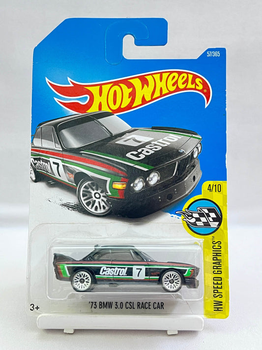 HOT WHEELS - 73 BMW 3.0 CSL RACE CAR - BLACK - 6E - Its Fun