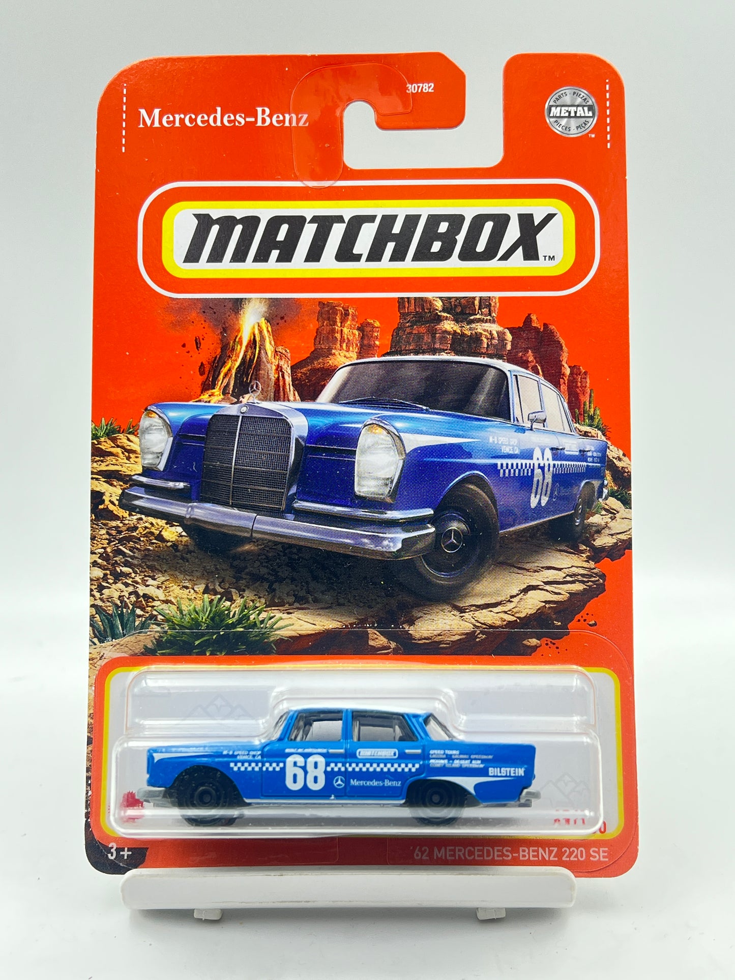 MATCHBOX - 62 MERCEDES BENZ 220 SE - BLUE - ZX3