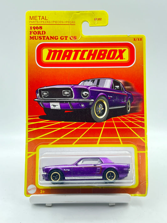 BLISTER DAMAGE - MATCHBOX - 1968 FORD MUSTANG GT CS - 4F