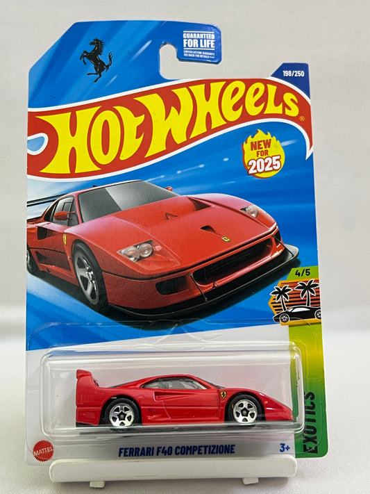 IMPORTED - HOT WHEELS - FERRARI F40 COMPETIZIONE - RED - ZX3