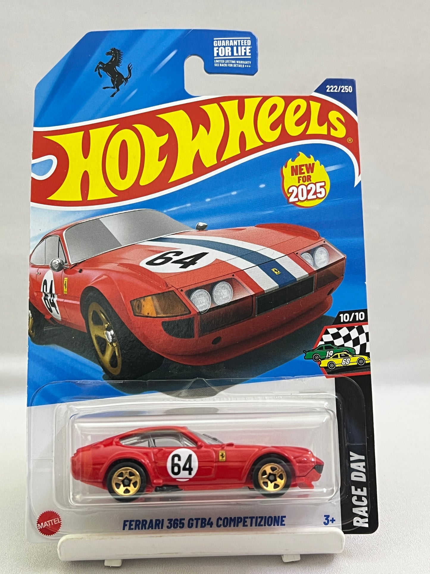 IMPORTED - HOT WHEELS - FERRARI 365 GTB4 COMPETIZIONE - RED - ZX1