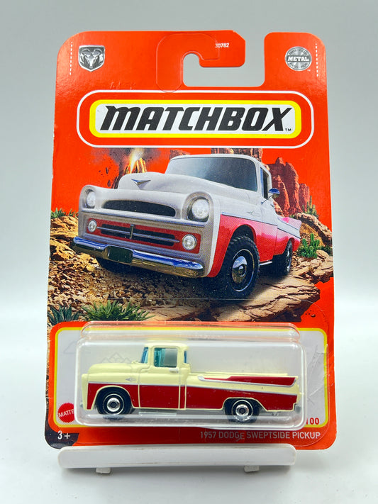 CREASED - MATCHBOX - 1957 DODGE SWEPTSIDE PICKUP - 2F