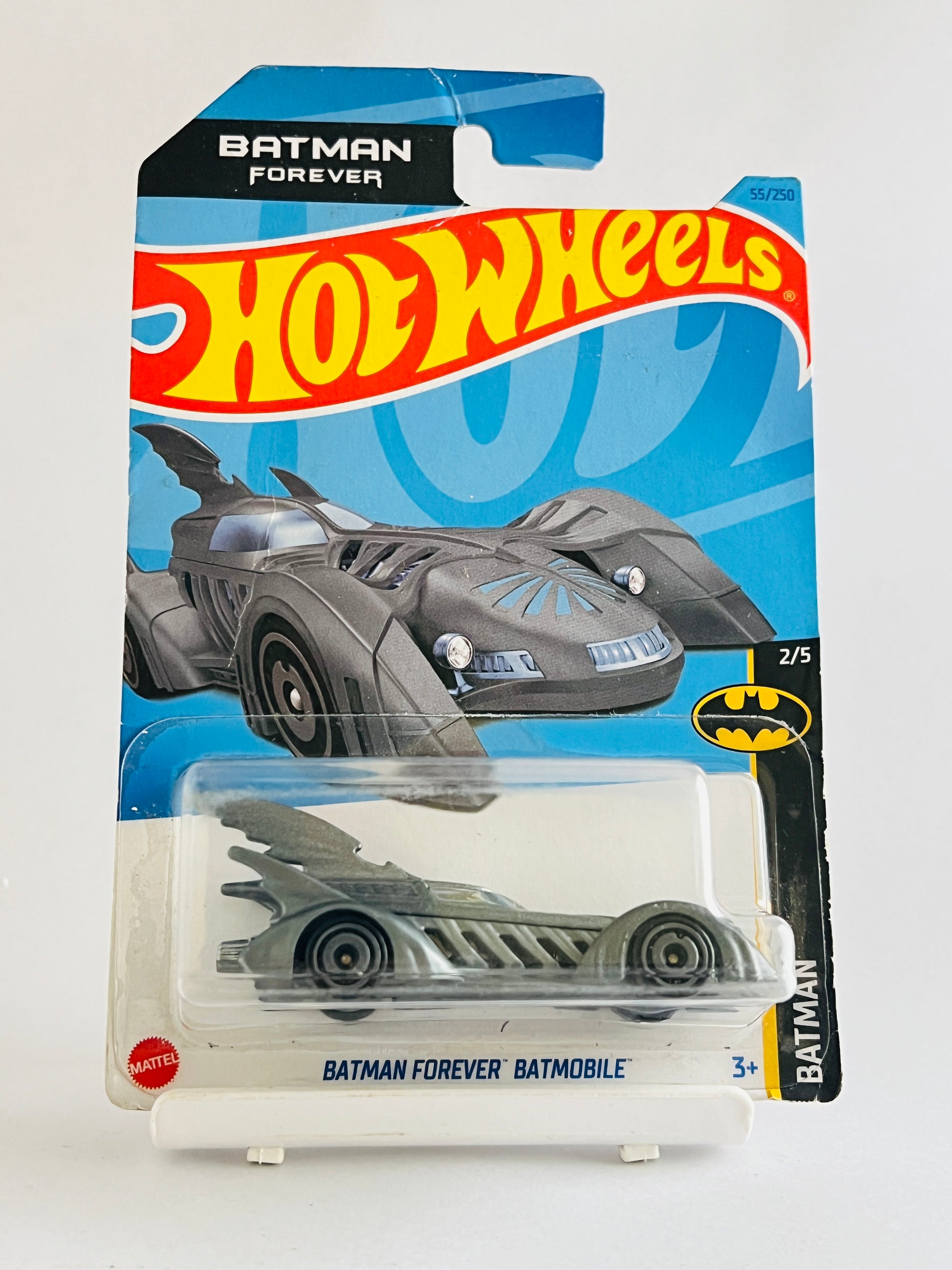 BATMAN FOREVER BATMOBILE - GREY - BLISTER CRACK - 5C - Its Fun- Hot wheels - matchbox - diecast