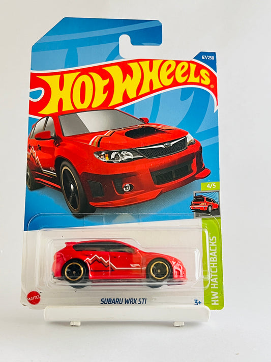 SUBARU WRX SRI - RED - 4C - Its Fun- Hot wheels - matchbox - diecast