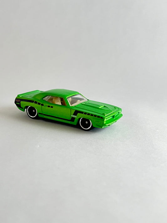 UNCARDED - HOTWHEELS - 70 PLYMOUTH AAR CUDA - Its Fun- Hot wheels - matchbox - diecast
