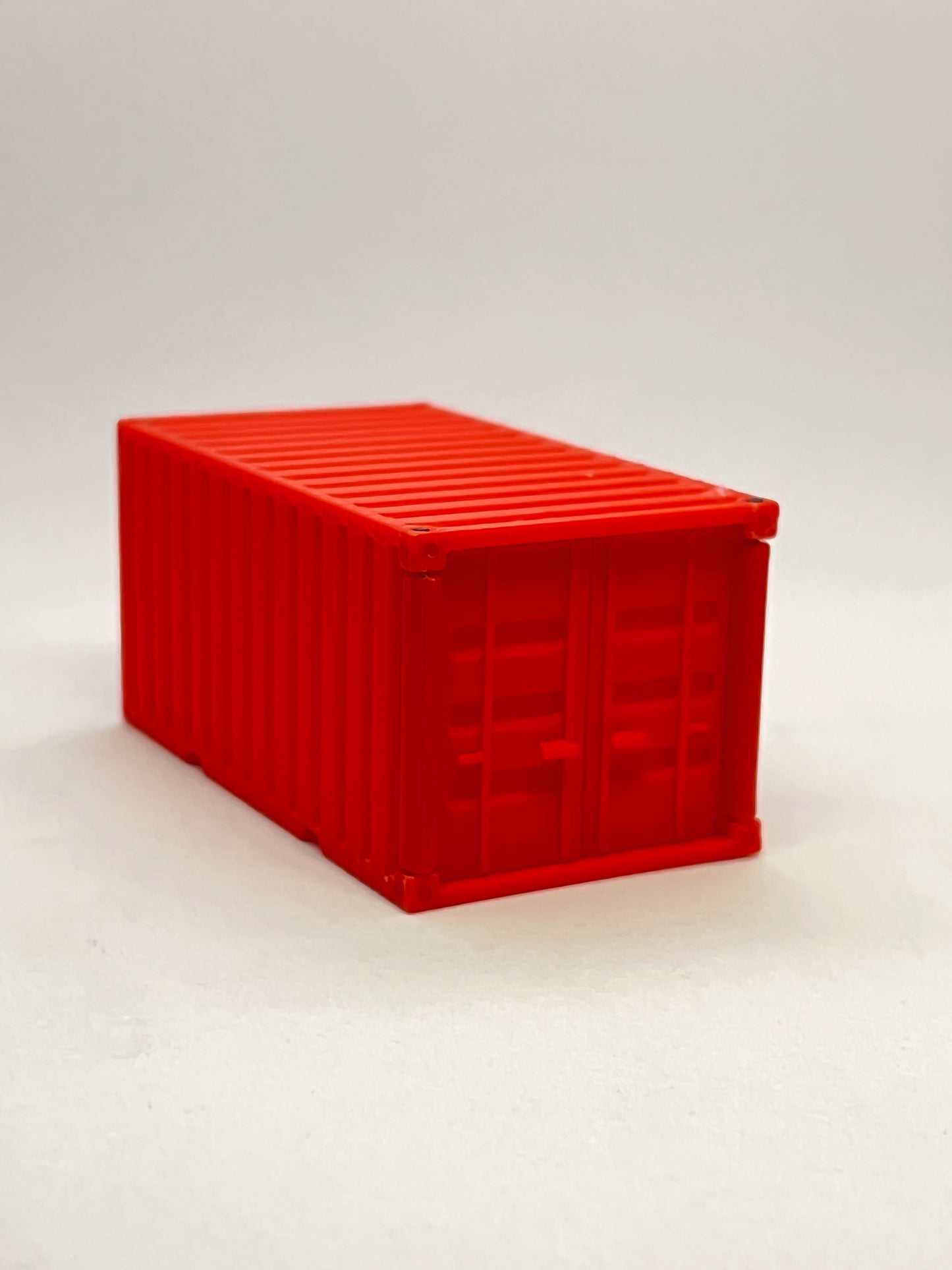 3D PRINTED CONTAINERS FOR 1:64 CARS - RED