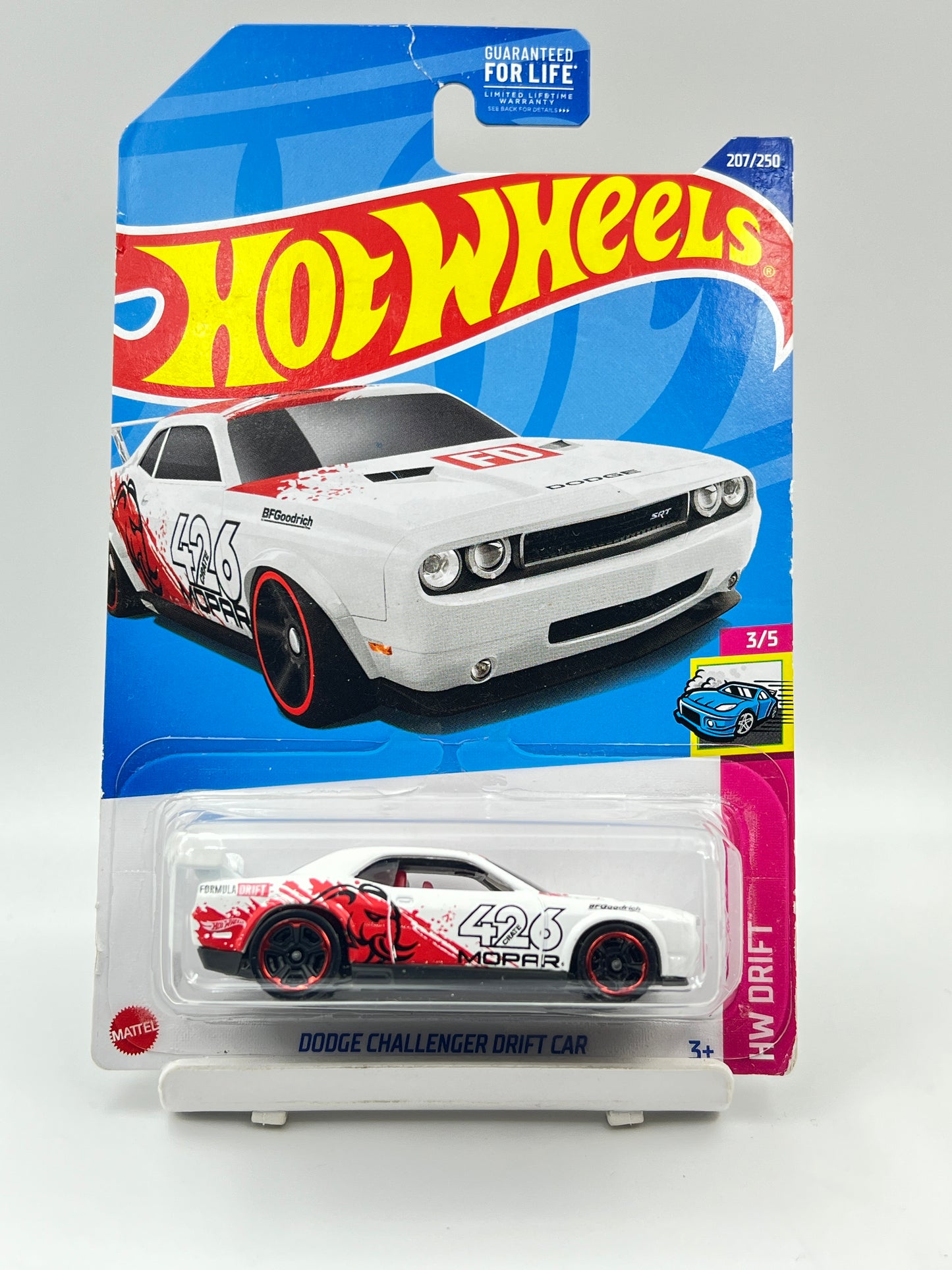 BLISTER CRACK - HOT WHEELS - DODGE CHALLENGER DRIFT CAR - 4F