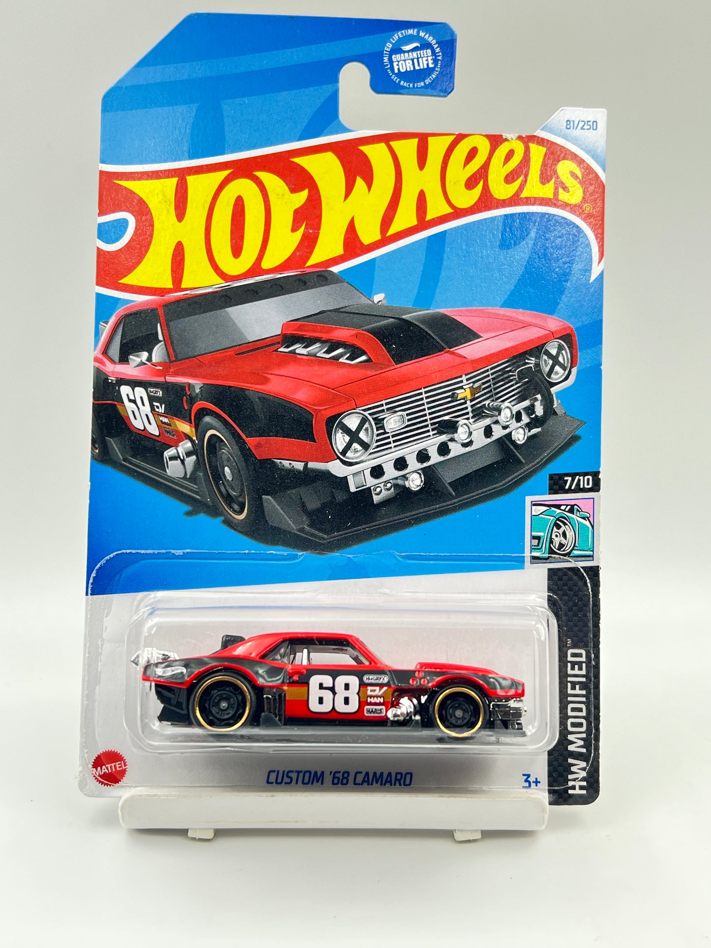 SOFT CORNERS - HOT WHEELS - CUSTOM 68 CAMARO - RED - 1A