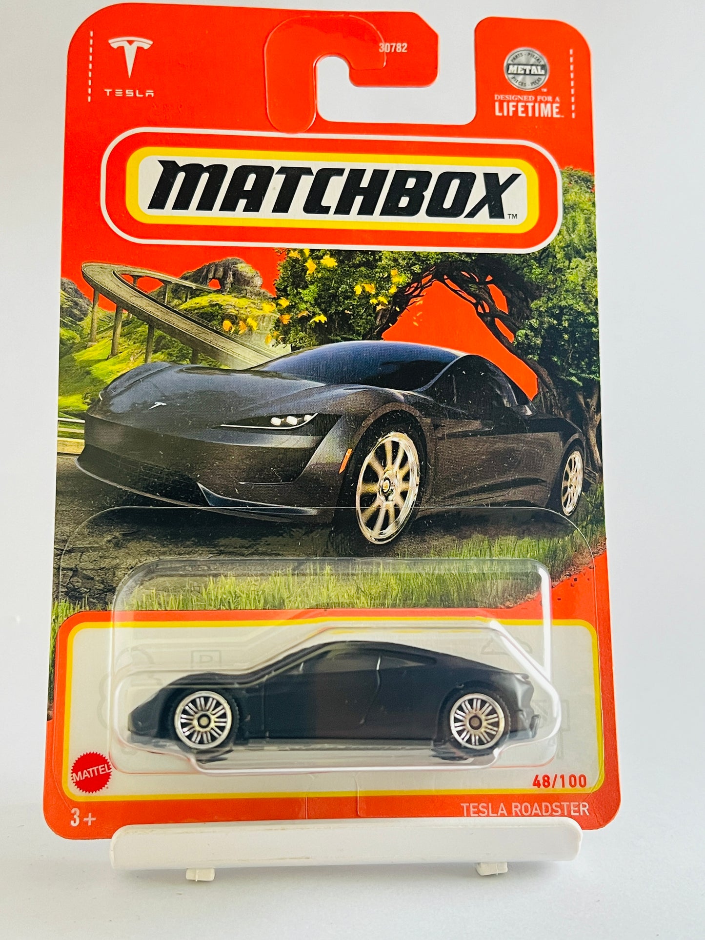 TESLA ROADSTER - MATTE FINISH BLACK - Its Fun- Hot wheels - matchbox - diecast