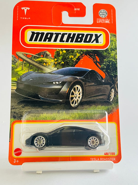 TESLA ROADSTER - MATTE FINISH BLACK - Its Fun- Hot wheels - matchbox - diecast