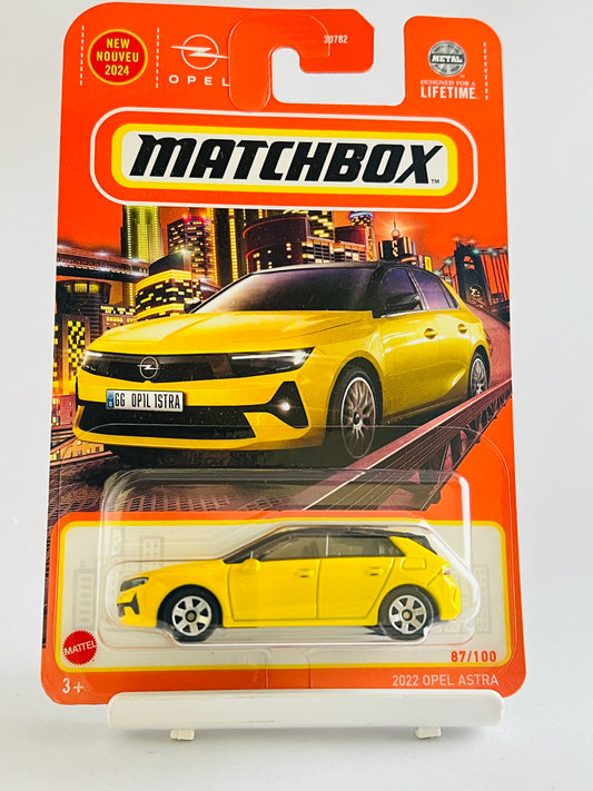 2022 OPEL ASTRA - YELLOW - Its Fun- Hot wheels - matchbox - diecast