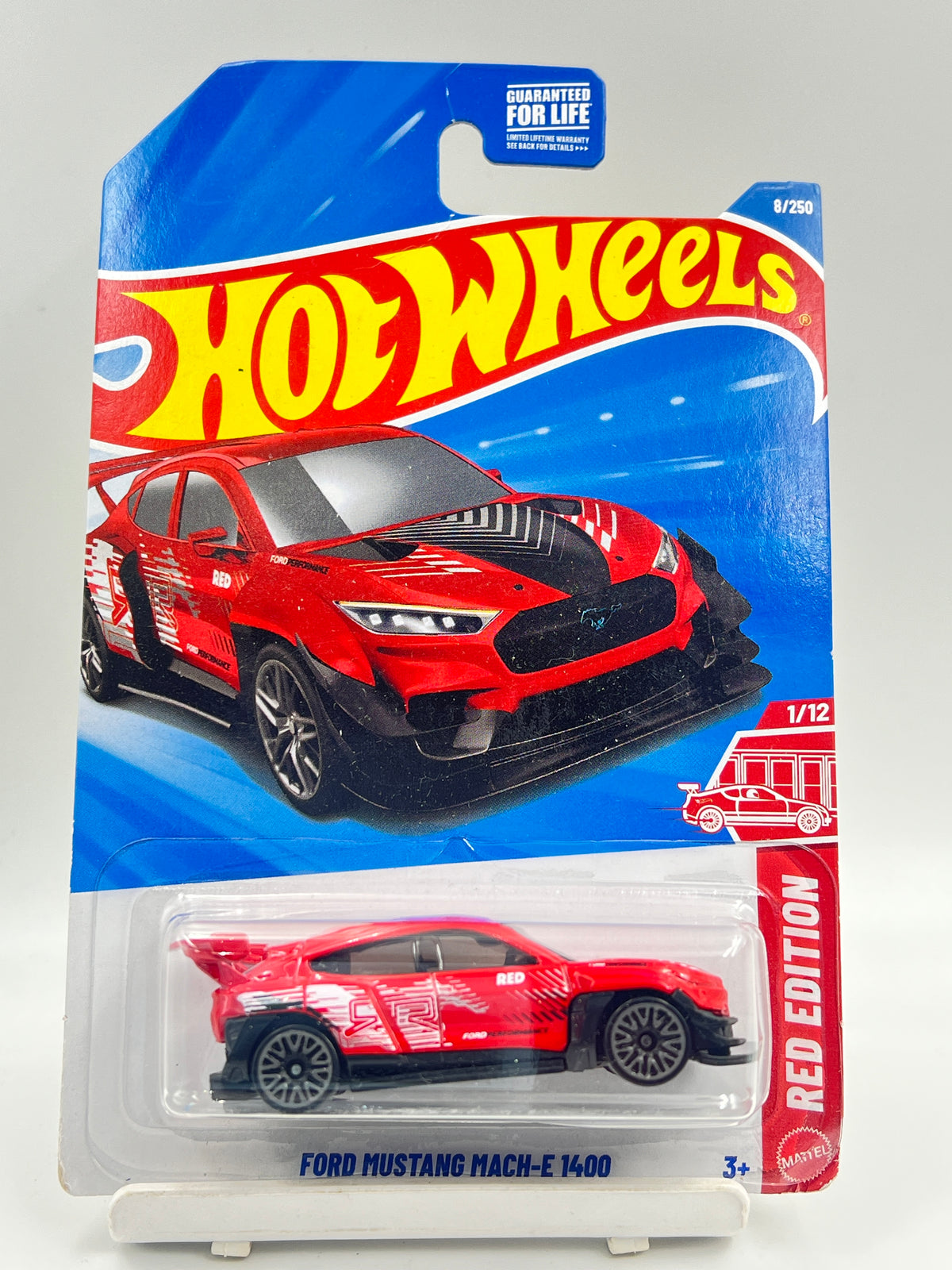 RED EDITION - SOFT CORNERS - HOT WHEELS - FORD MUSTANG MACH-E 1400 - 2A
