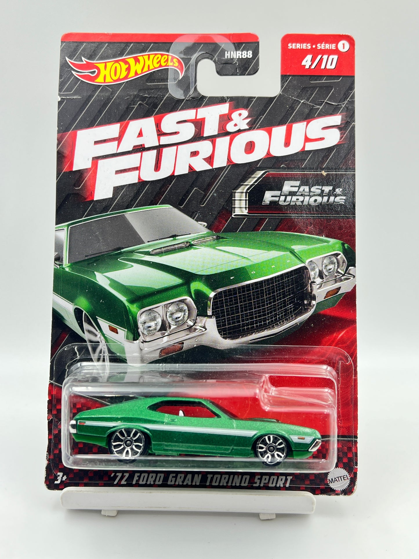 DAMAGED CARD - FAST AND FURIOUS - 72 FORD GRAN TORINO SPORT - 2E