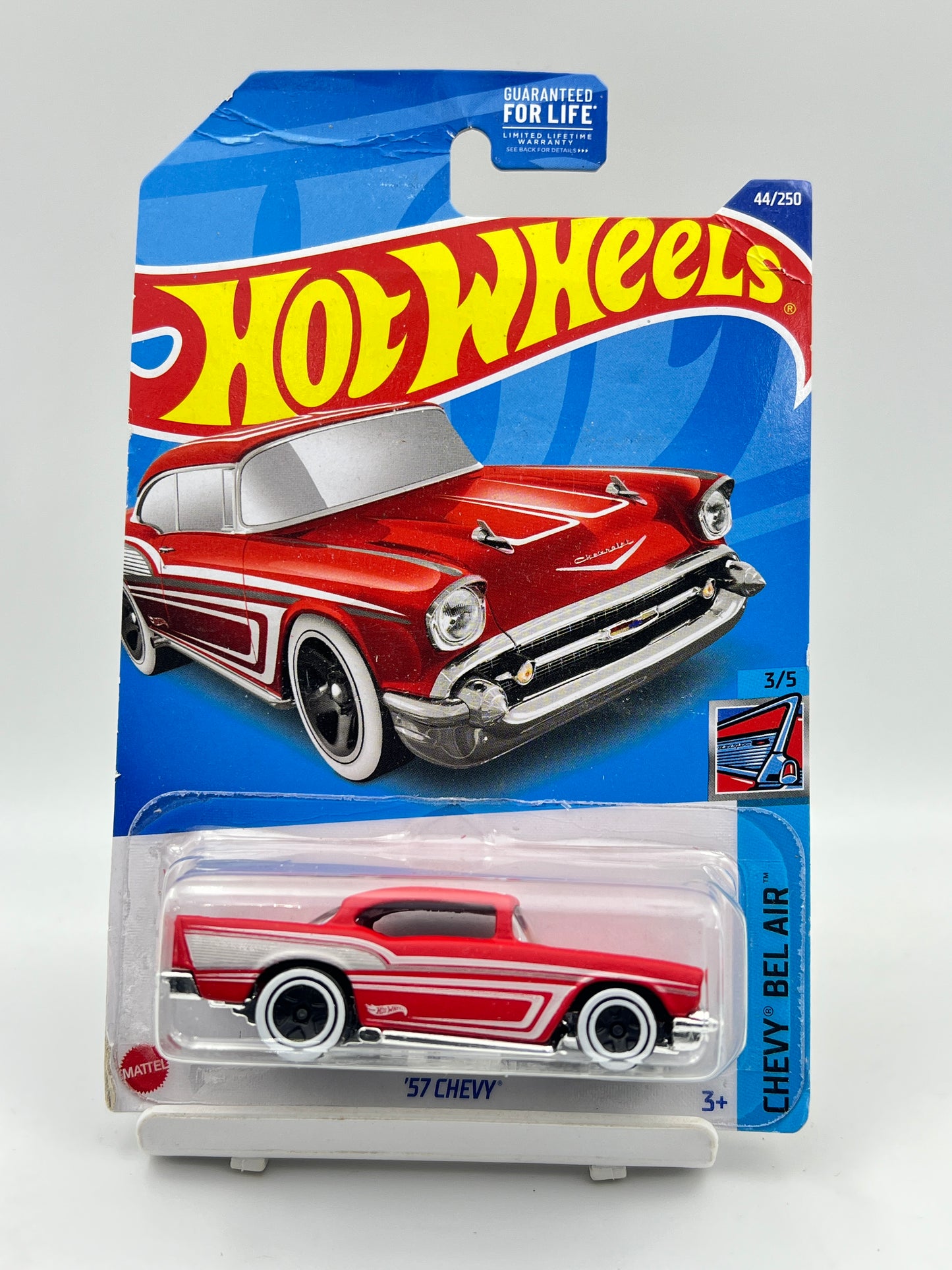 CREASED - HH 57 CHEVY - RED - 4E