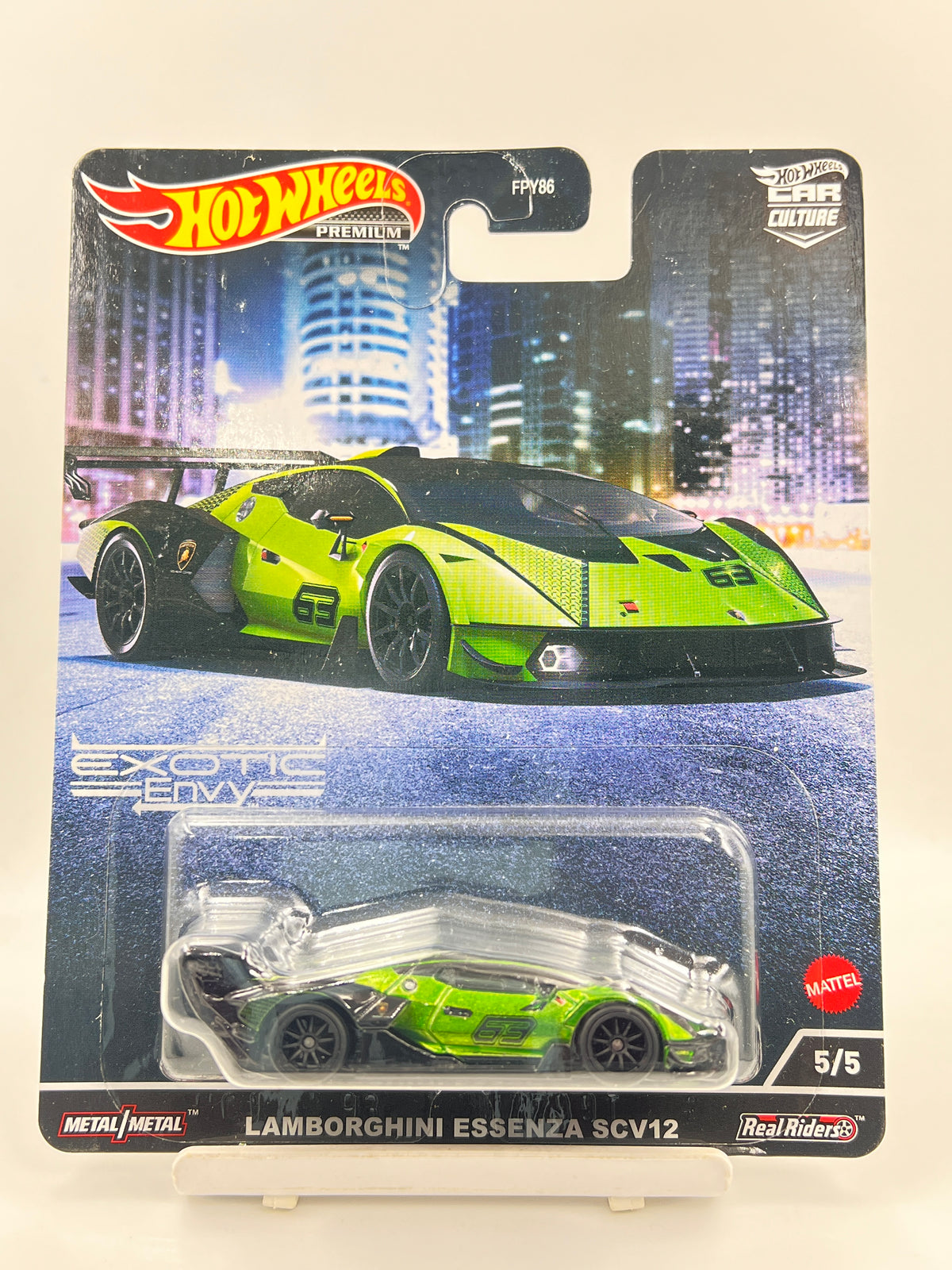 IMPORTED - HOT WHEELS -  EXOTIC ENVY - LAMBORGHINI ESSENZA SCV12 - B8