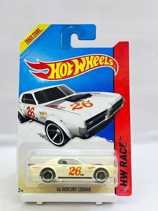 HOT WHEELS - 68 MERCURY COUGAR - WHITE - 7C - Its Fun