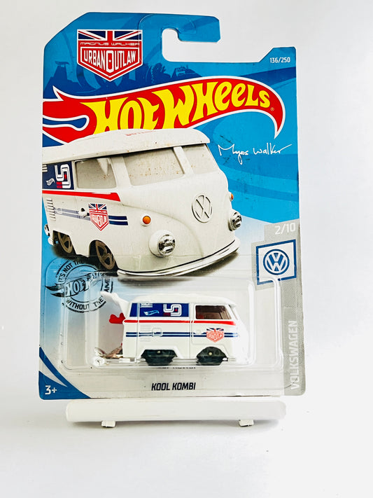KOOL KOMBI WHITE - BLISTER CRACK - 5C - Its Fun- Hot wheels - matchbox - diecast
